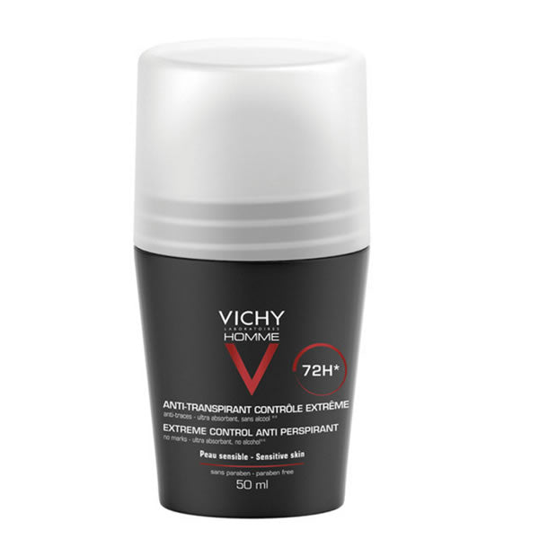 Vichy Homme Intense Roll On Anti Transpirant 50ml