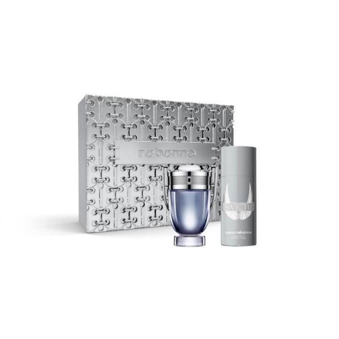 Paco Rabanne Invictus Eau De Toilette Spray 100ml Set 2 Artikel