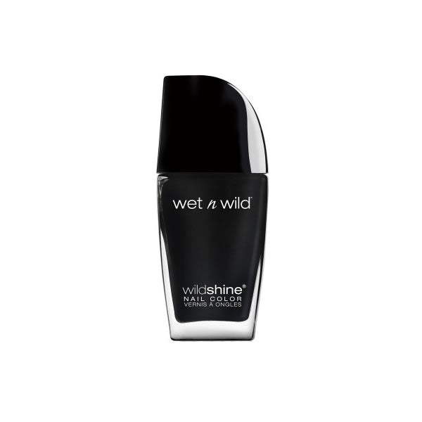 Wet N Wild Wild Shine Nagellack E485D Black Creme 12,3ml