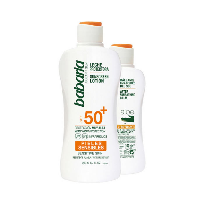Babaria Sun Sunscreen Lotion Spf50 Plus 200ml Set 2 Artikel