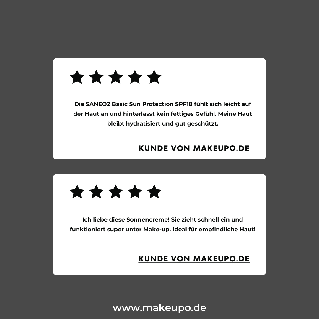 SANEO2® BASIC SUN PROTECTION SPF18 - SONNENSCHUTZ